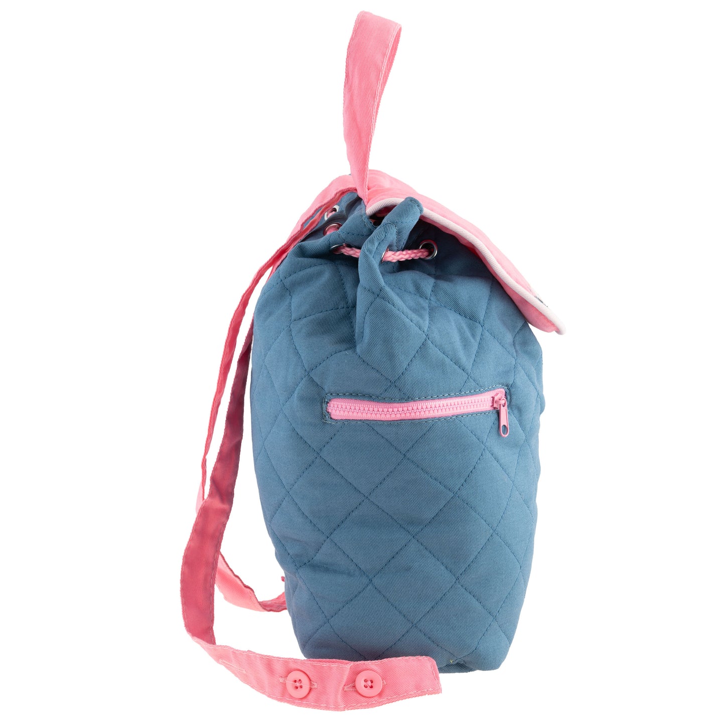 Stephen Joseph Embroidered Quilted Backpack for Toddlers, Ladybug