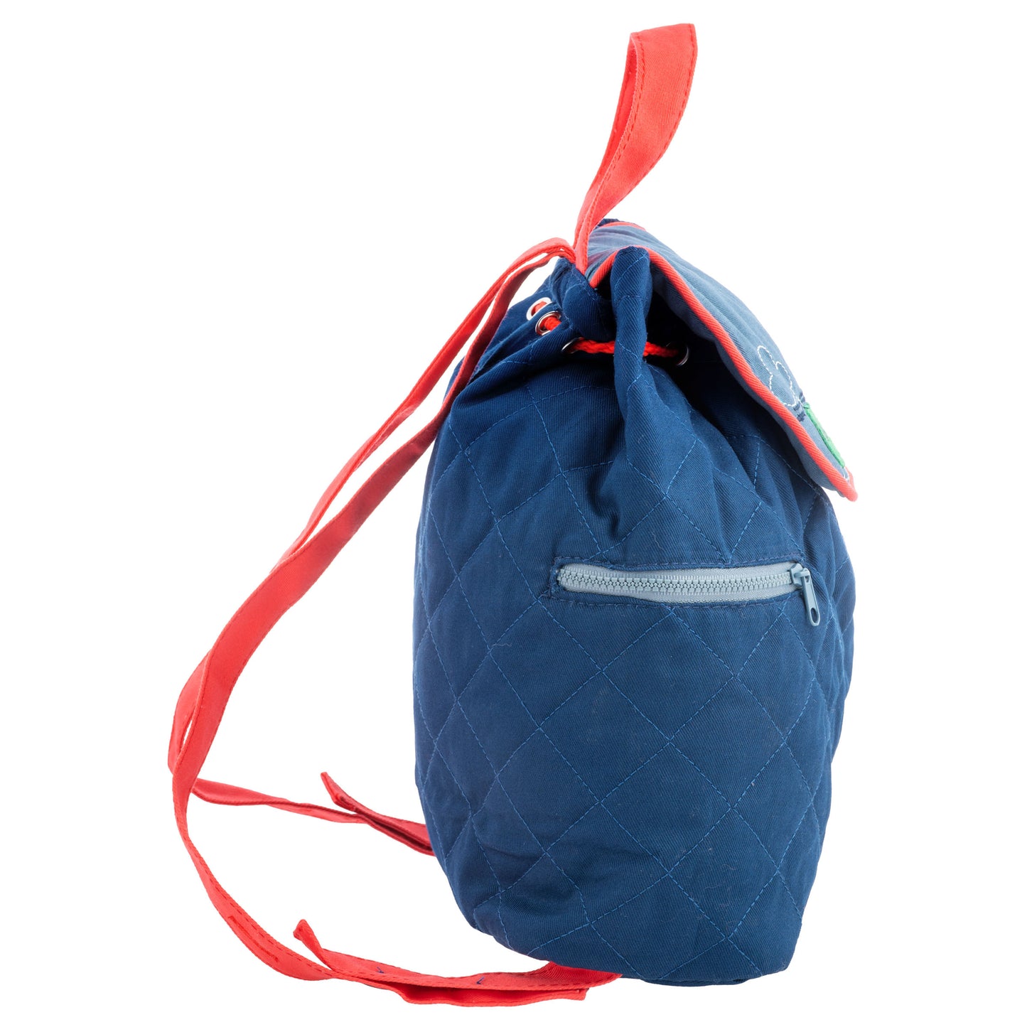 Stephen Joseph Embroidered Quilted Backpack for Toddlers, Helicopter & Plane