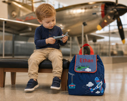 Personalized SJ100162A toddler backpack lifestyle image