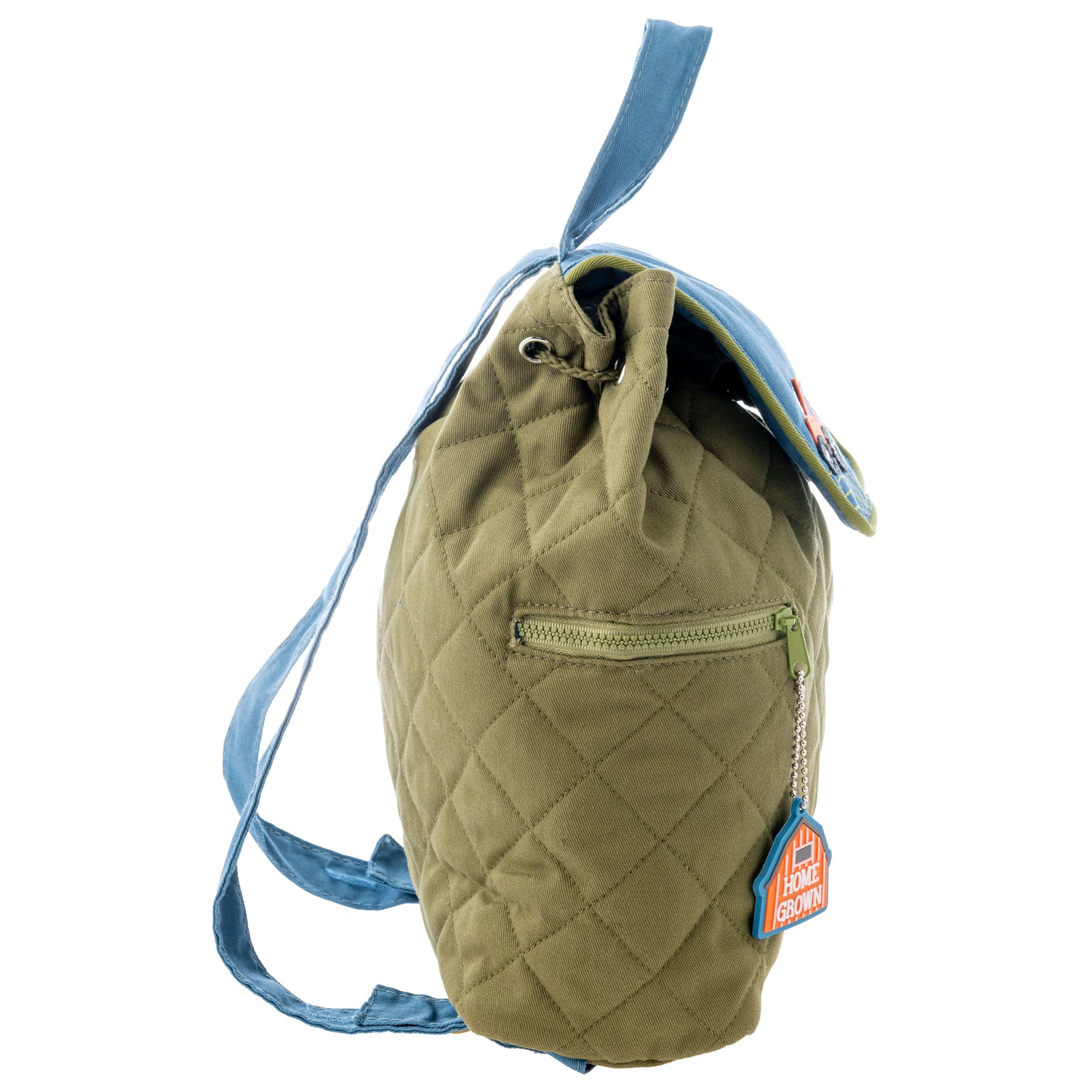 Stephen Joseph Embroidered Quilted Backpack for Toddlers, Farm Animals