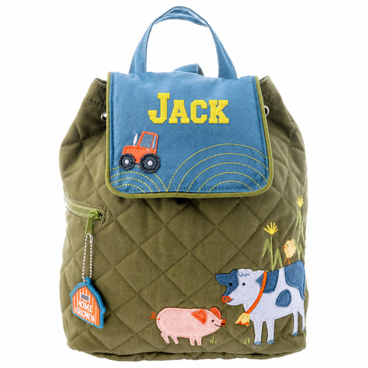Personalized SJ100168D toddler backpack, front view