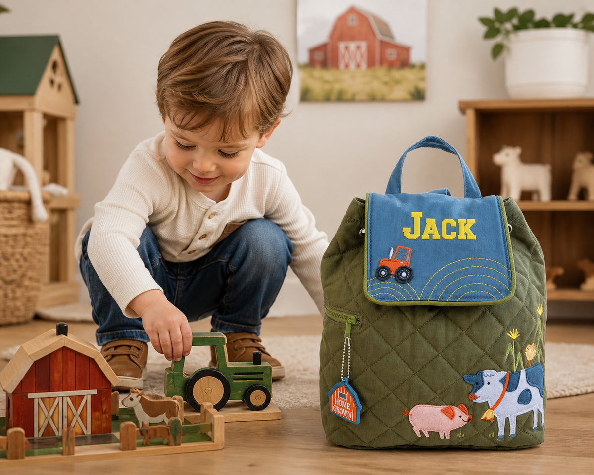 Personalized SJ100168D toddler backpack lifestyle image