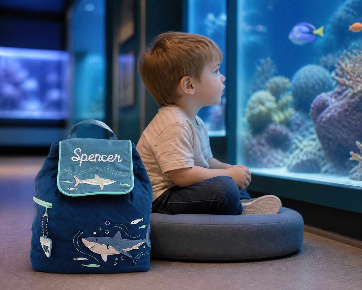 Personalized SJ100180C toddler backpack lifestyle image