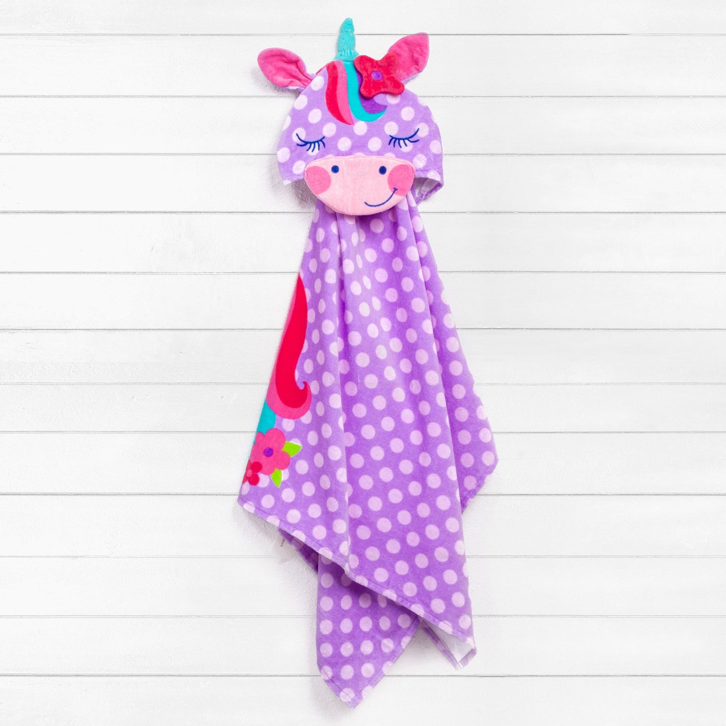 Stephen Joseph Hooded Towel, Unicorn