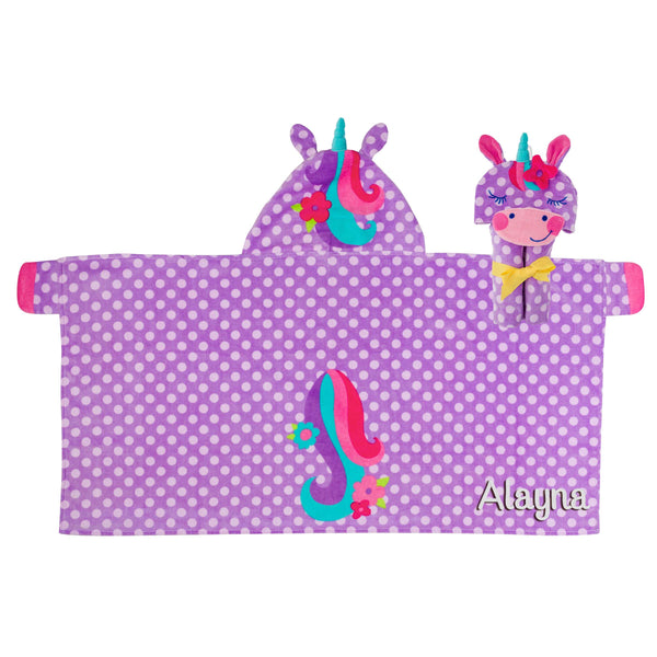 Stephen Joseph Hooded Towel, Unicorn