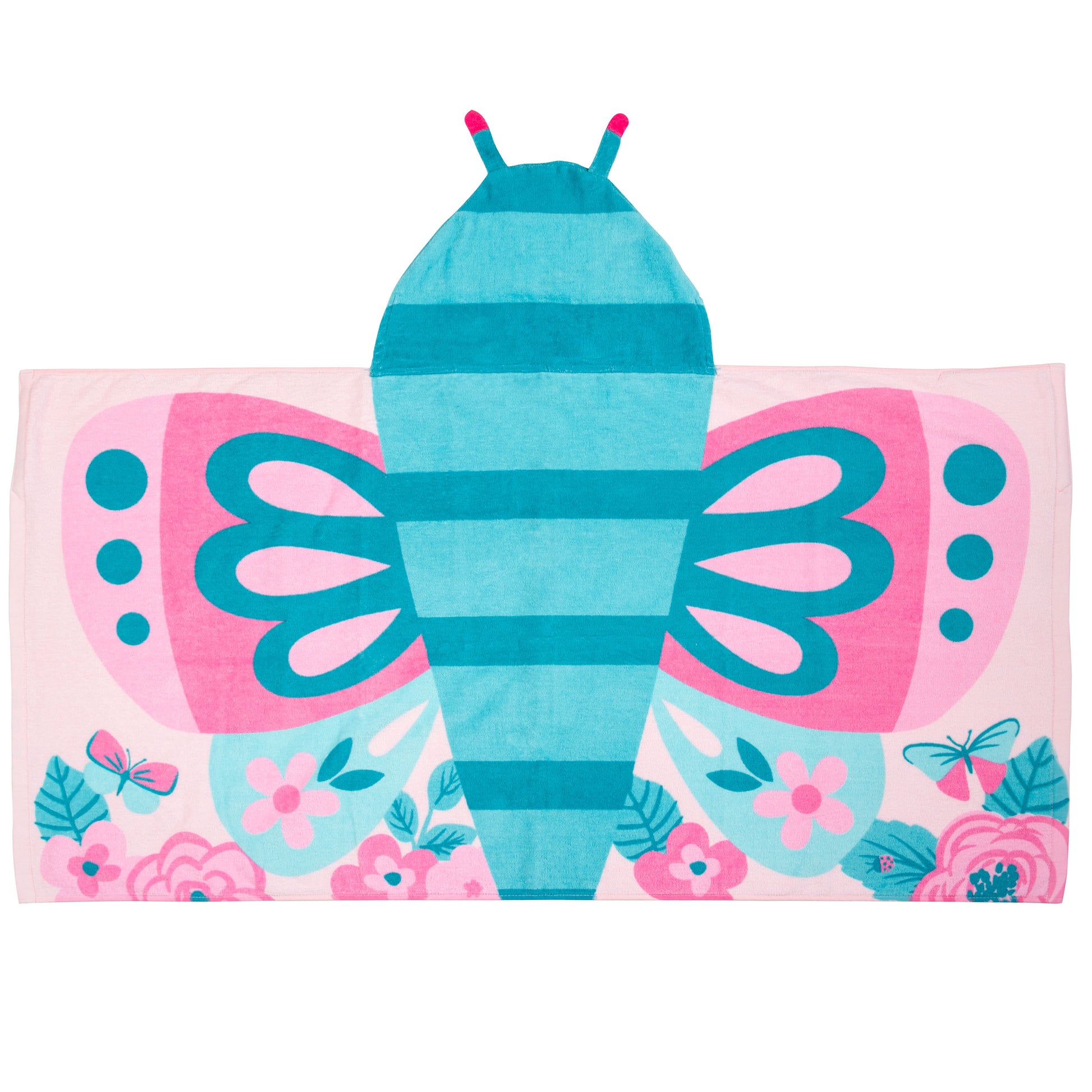 Butterfly Stephen Joseph hooded towel - product photo 2