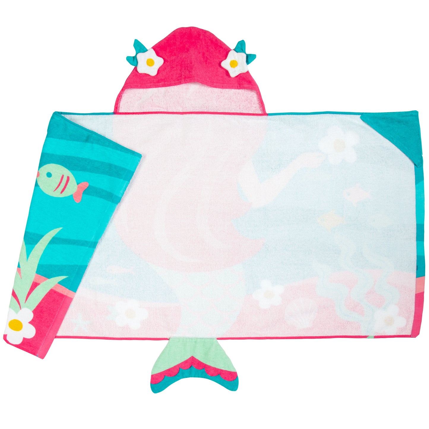 Stephen Joseph Hooded Towel, Mermaid