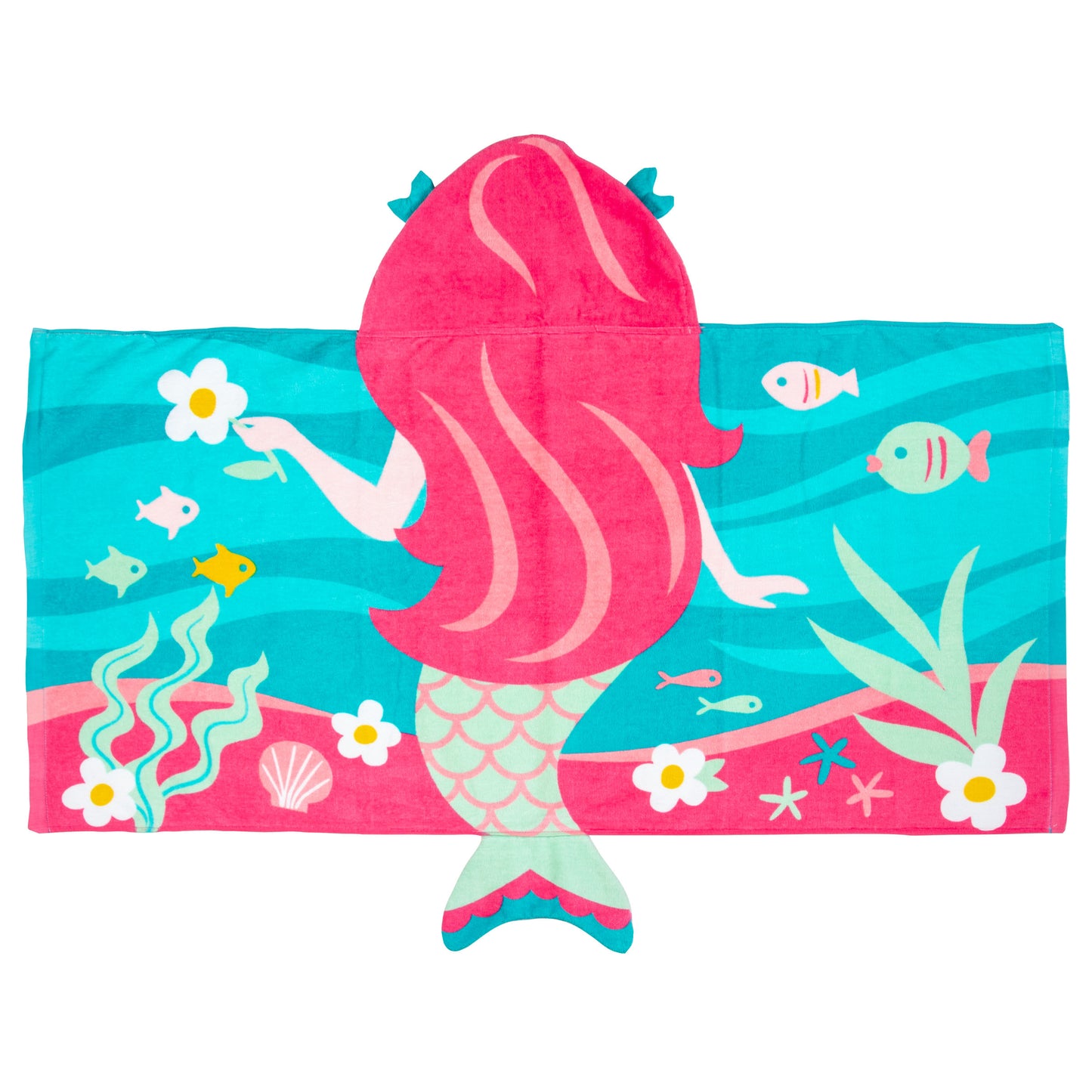 Stephen Joseph Hooded Towel, Mermaid