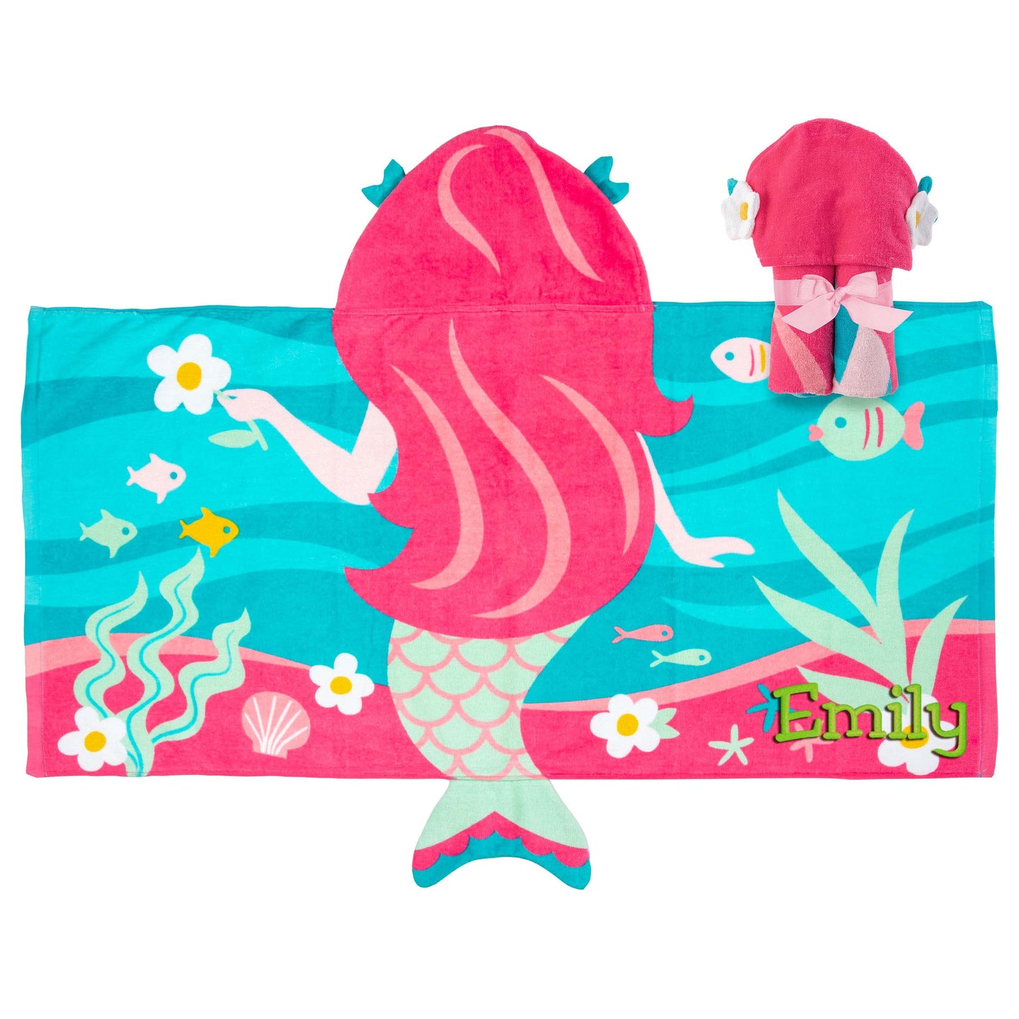 Stephen Joseph Hooded Towel, Mermaid