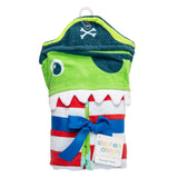 Alligator Pirate Hooded Towel