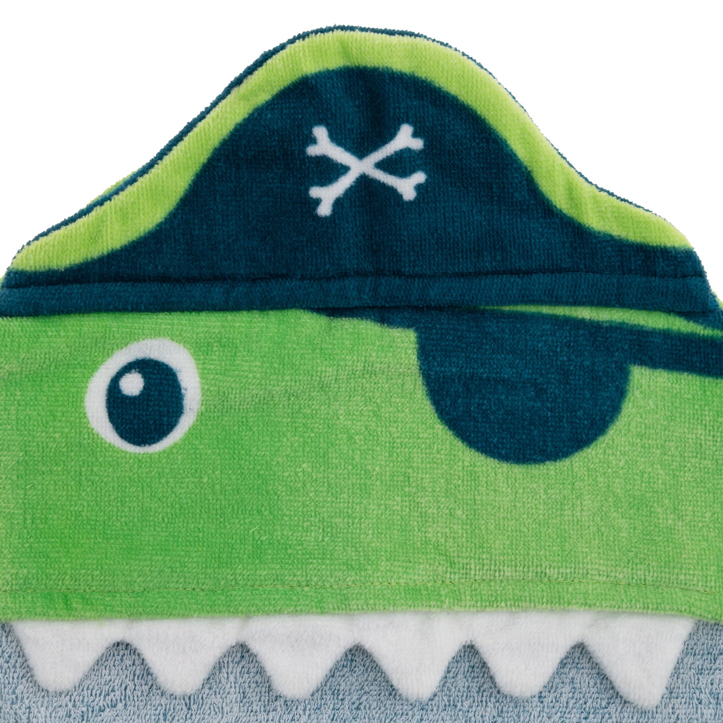 Stephen Joseph Hooded Towel, Alligator Pirate