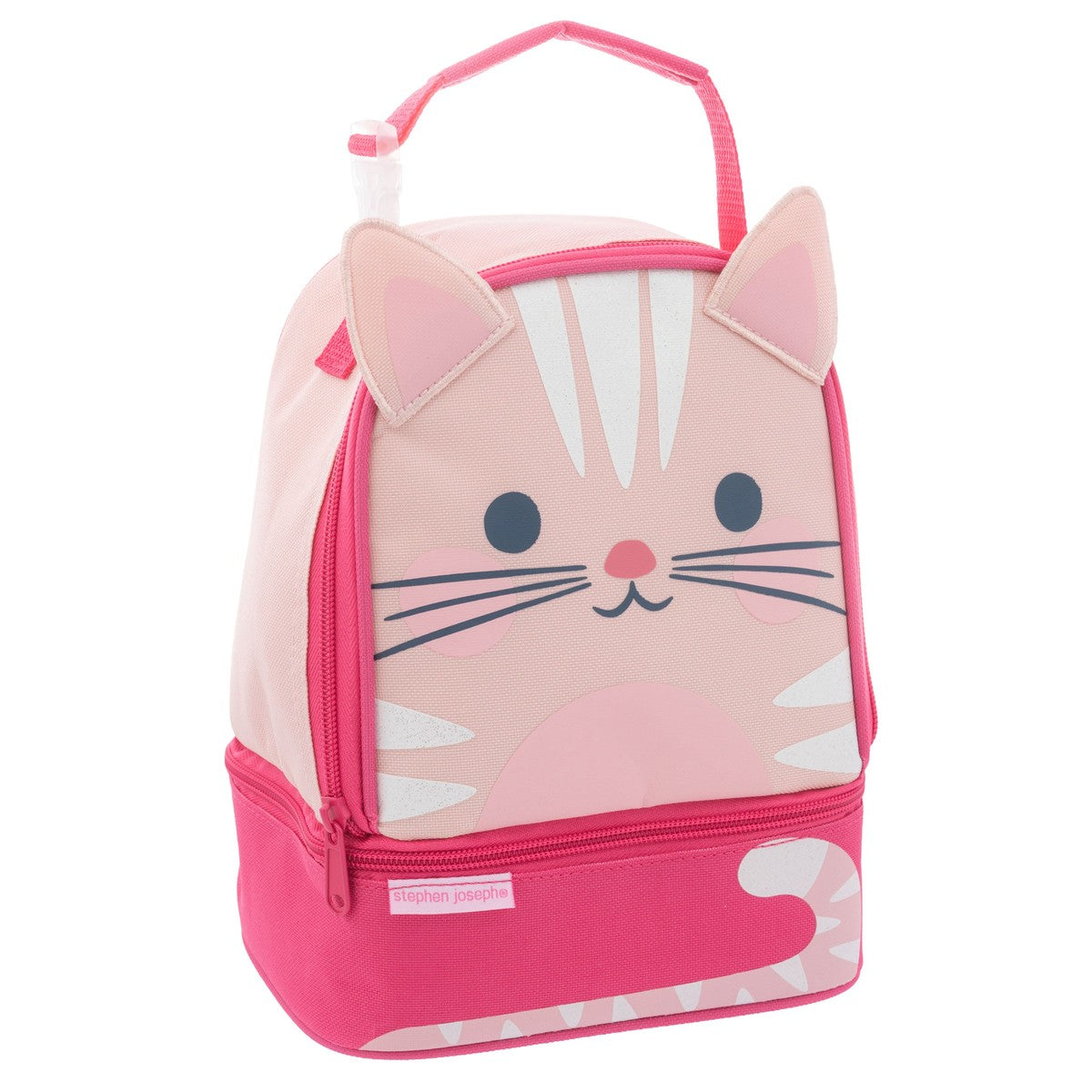 Pink Cat lunch pal lunch box, character design front view
