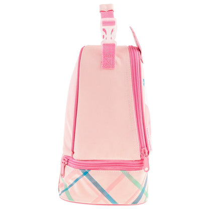 Pink Unicorn lunch pal lunch box, carrying strap and handle detail