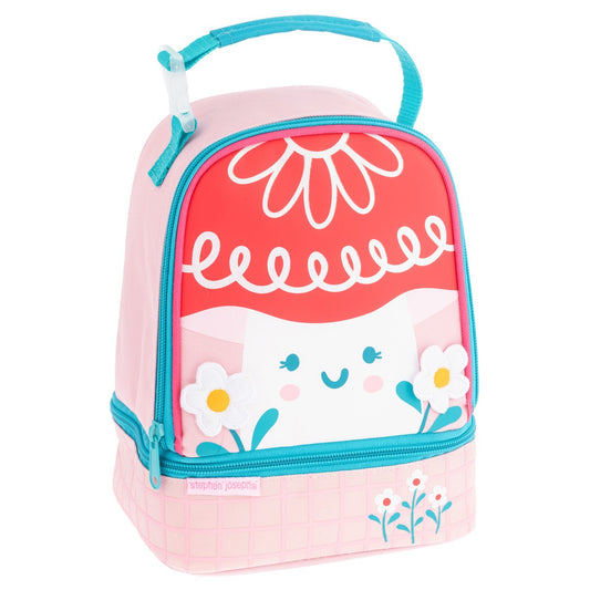 Mushroom lunch pal lunch box, character design front view