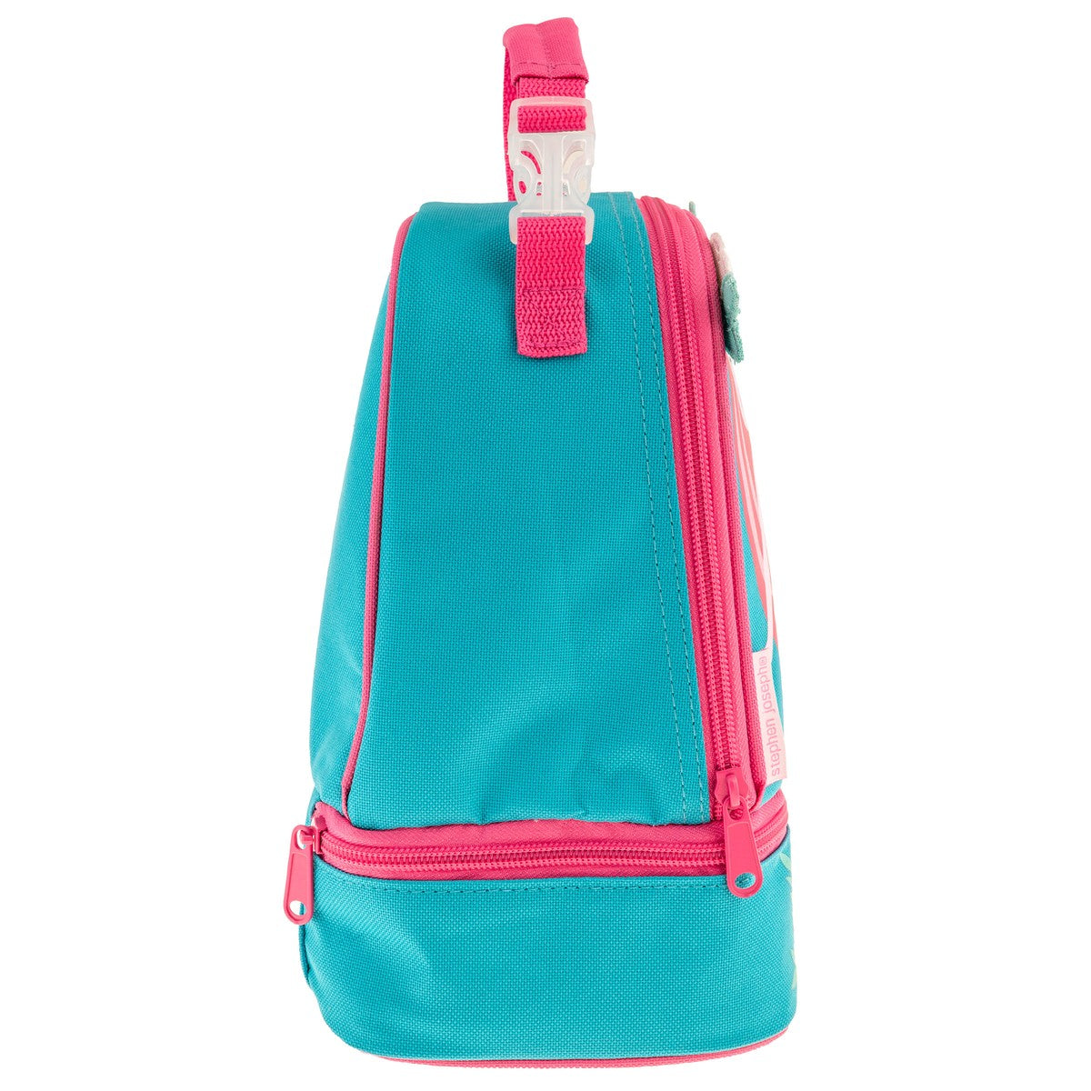 Flower Mermaid lunch pal lunch box, bottom compartment zipper view