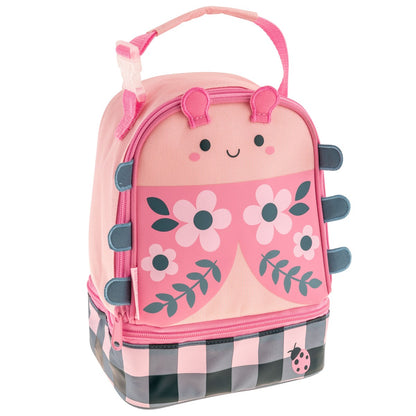 Ladybug lunch pal lunch box, character design front view