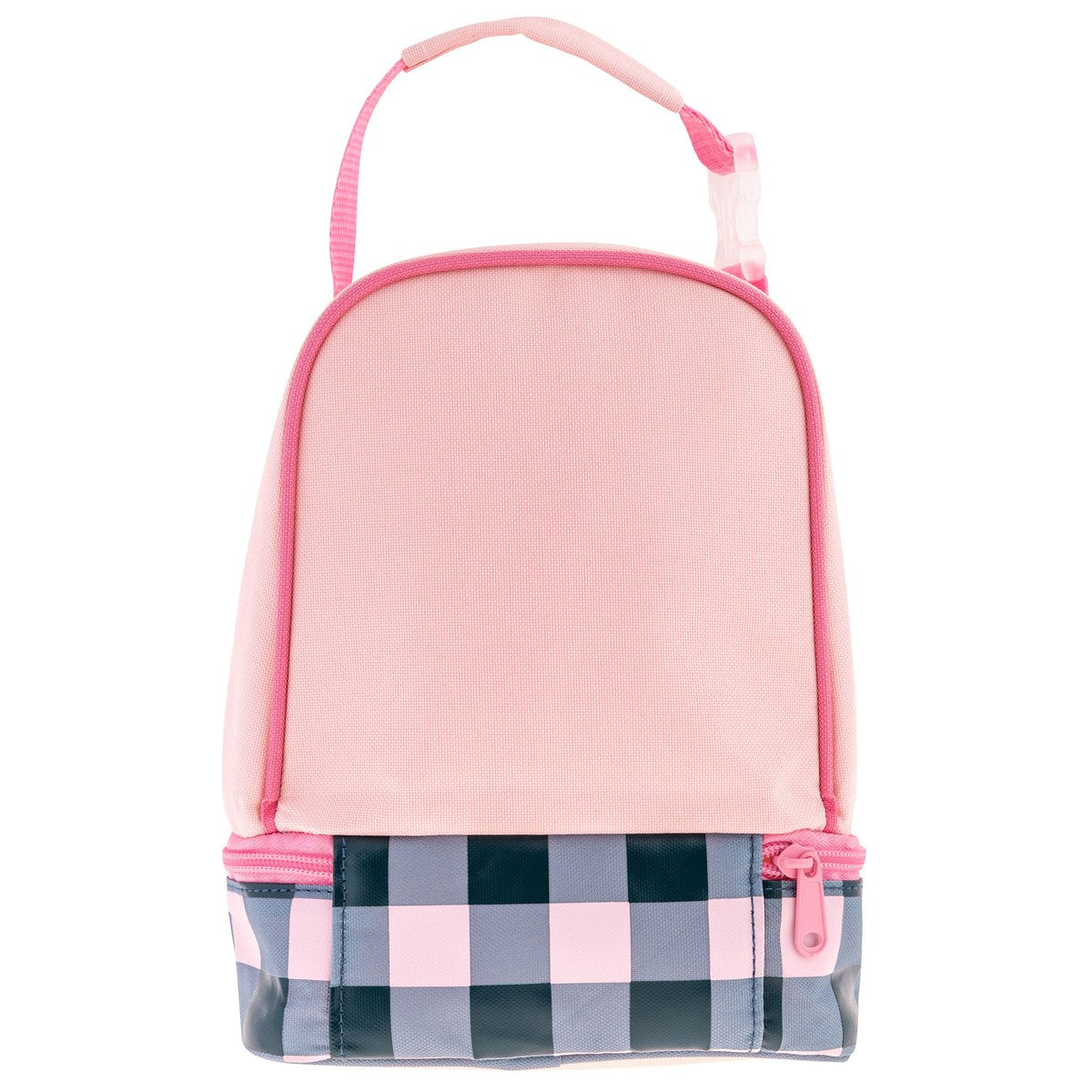 Ladybug lunch pal lunch box, alternate angle showing fabric detail