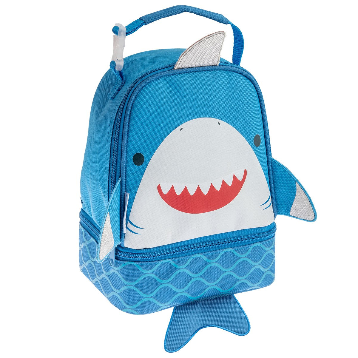 Blue Shark 2 lunch pal lunch box, character design front view