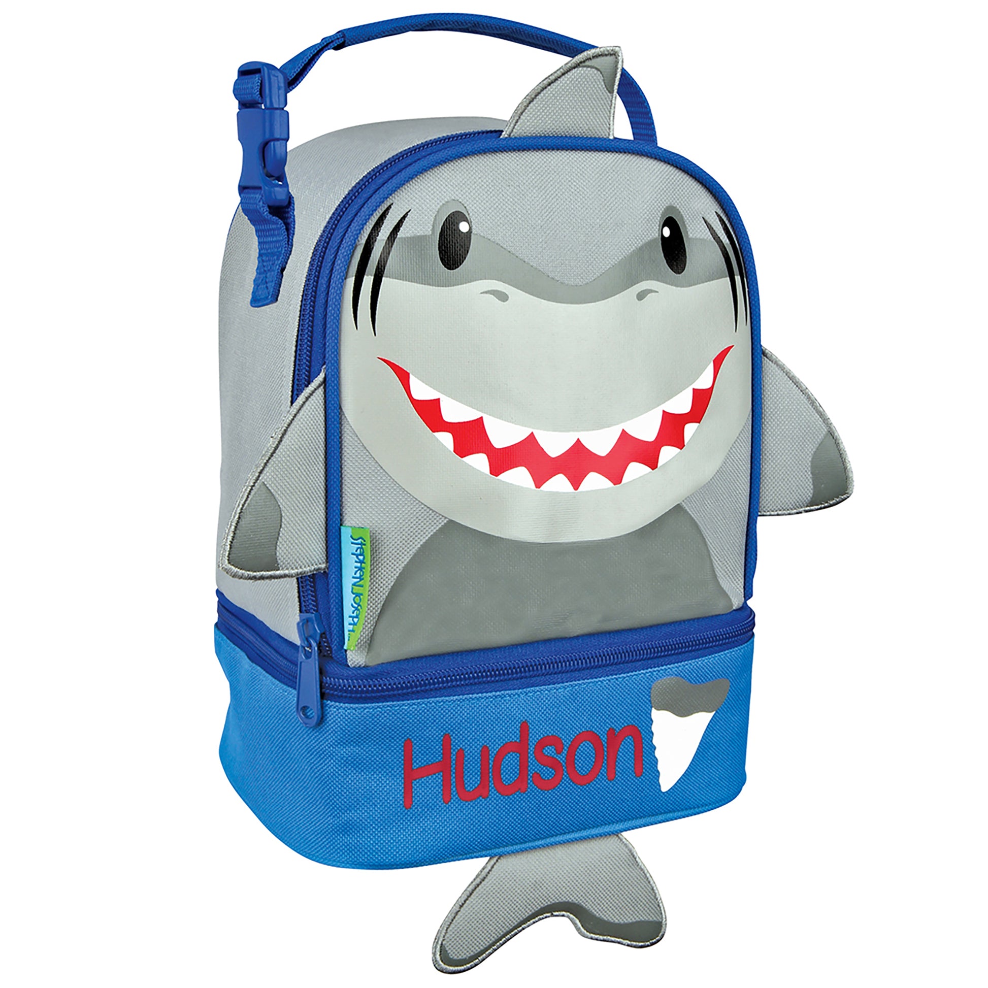 Stephen Joseph Character Lunch Pal Lunch Box, Grey Shark personalized primary image