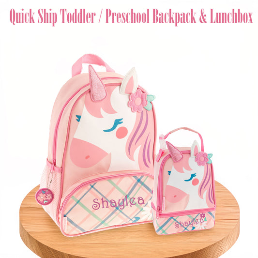 Stephen Joseph Sidekick Backpack, Pink Unicorn personalized primary image