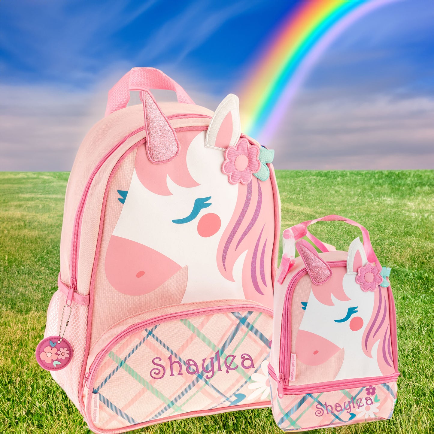 Stephen Joseph Sidekick Character Backpack, Pink Unicorn