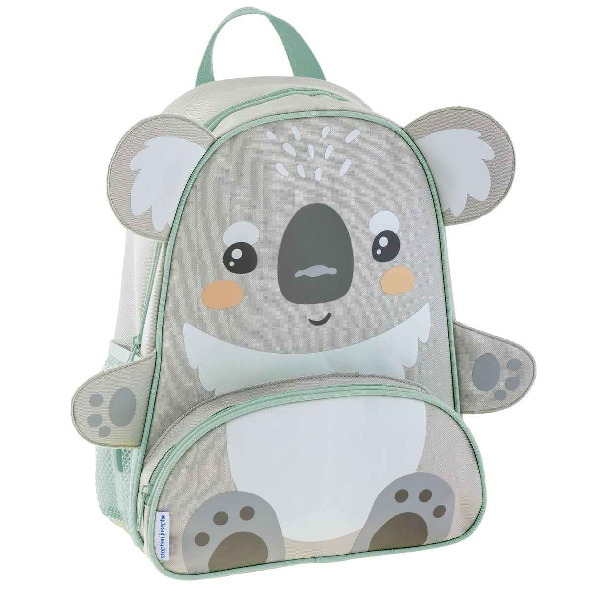 Koala Stephen Joseph Sidekick Backpack front view with personalized name embroidery