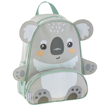 Koala Stephen Joseph Sidekick Backpack front view with personalized name embroidery
