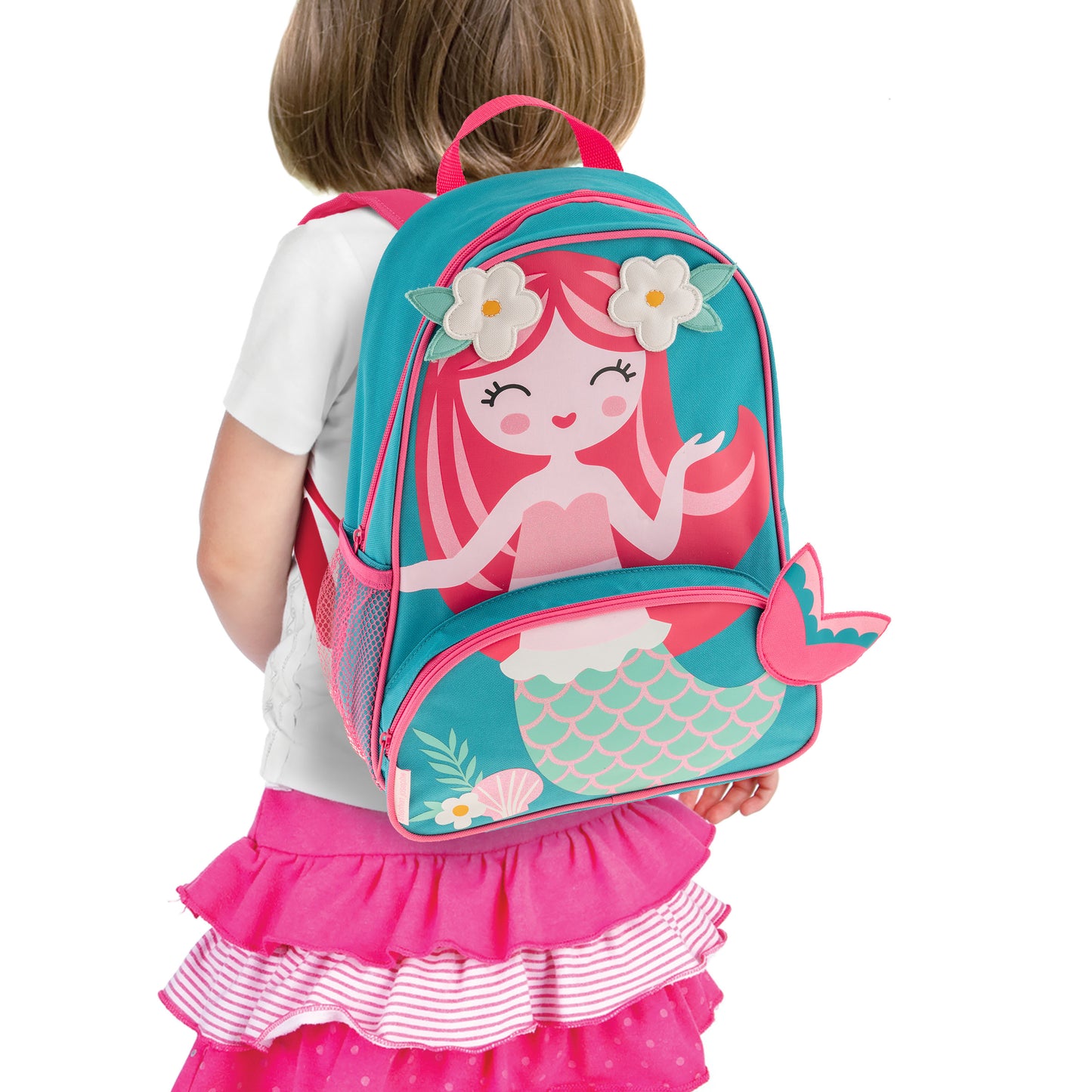 Stephen Joseph Sidekick Character Backpack, Flower Mermaid