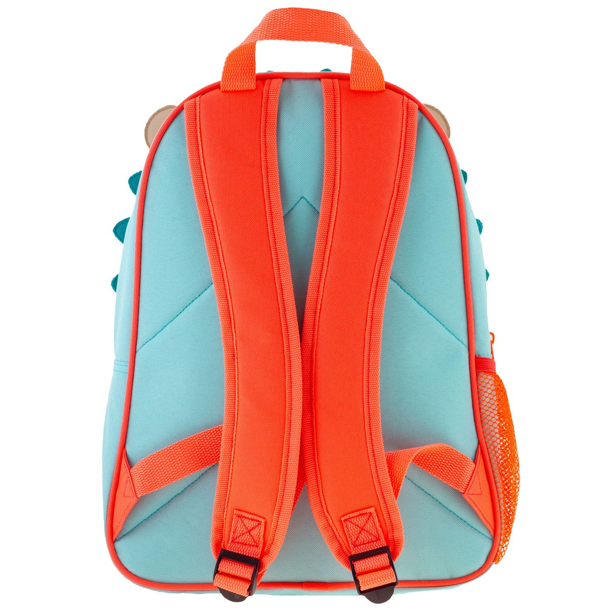 Hedgehog Stephen Joseph Sidekick Backpack side angle showing mesh pockets