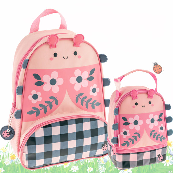 Stephen Joseph Sidekick Character Backpack, Ladybug