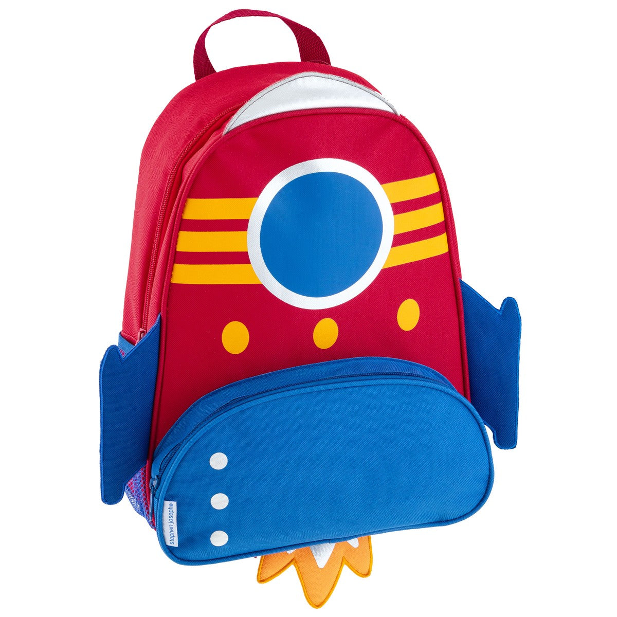 Space Stephen Joseph Sidekick Backpack front view with personalized name embroidery