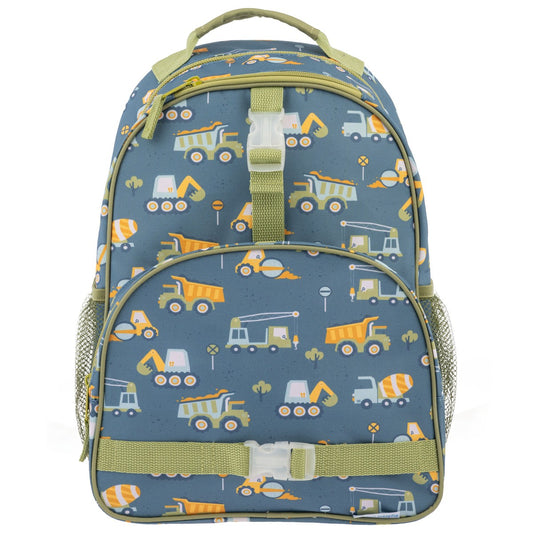 Personalized Construction backpack by Stephen Joseph