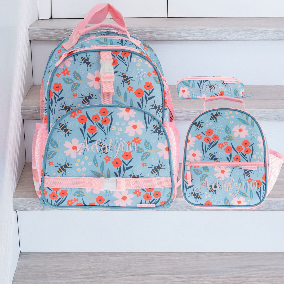 Stephen Joseph All Over Print Backpack, Bee