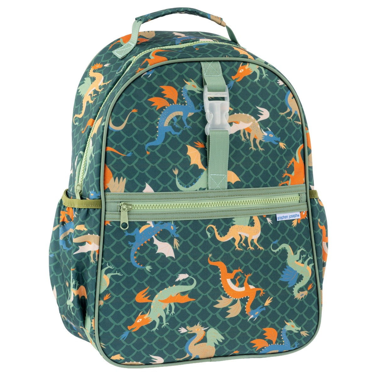 Stephen Joseph All Over Print Backpack, Dragon