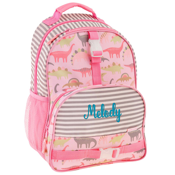 Stephen Joseph All Over Print Backpack, Pink Dinosaur