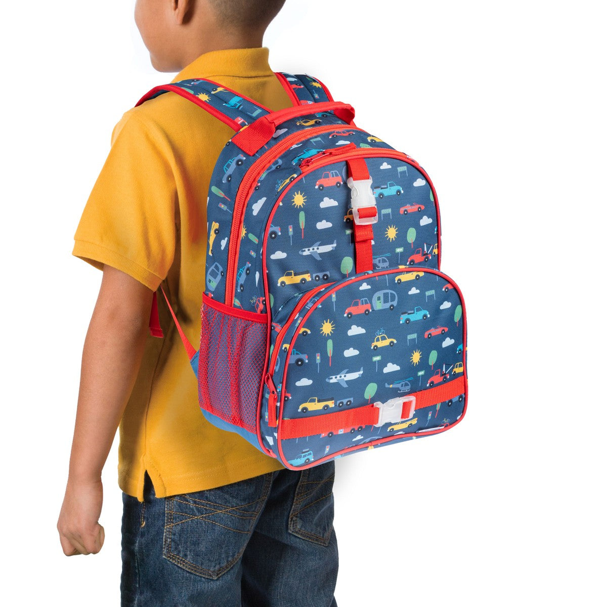 Stephen Joseph All Over Print Backpack, Cars & Trucks