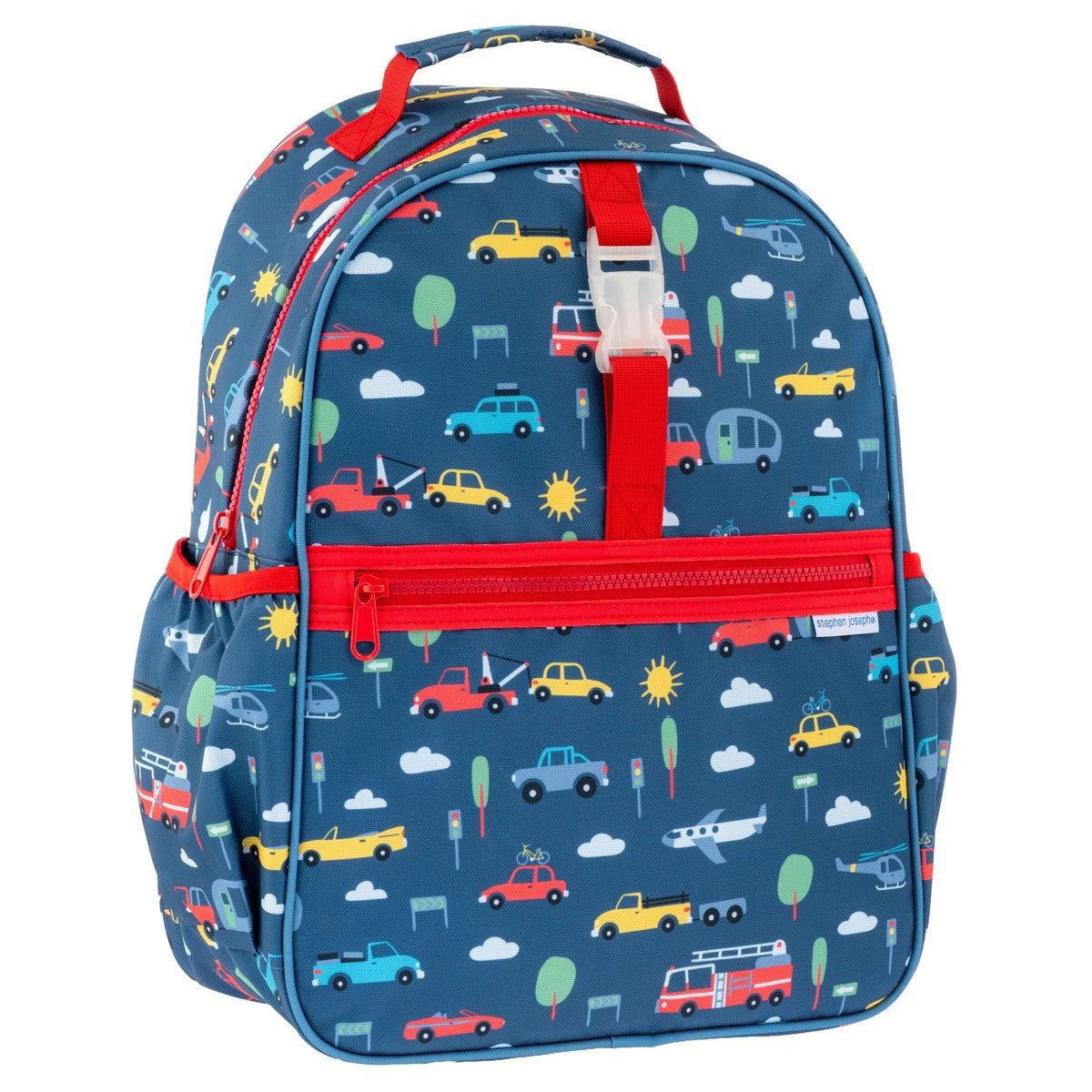 Stephen Joseph All Over Print Backpack, Cars & Trucks