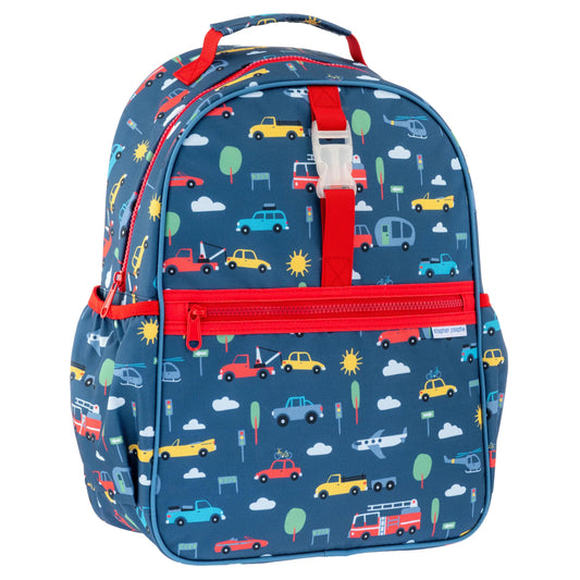 Personalized Stephen Joseph Cars & Trucks Backpack, Lunchbox & Pencil Pouch Set – backpack