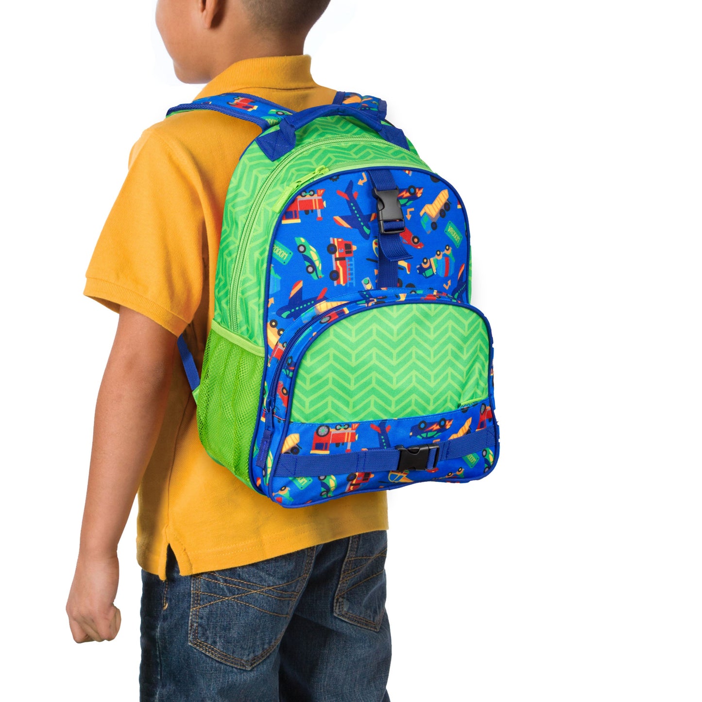 Personalized Stephen Joseph Transportation Backpack, Lunchbox & Pencil Pouch Set