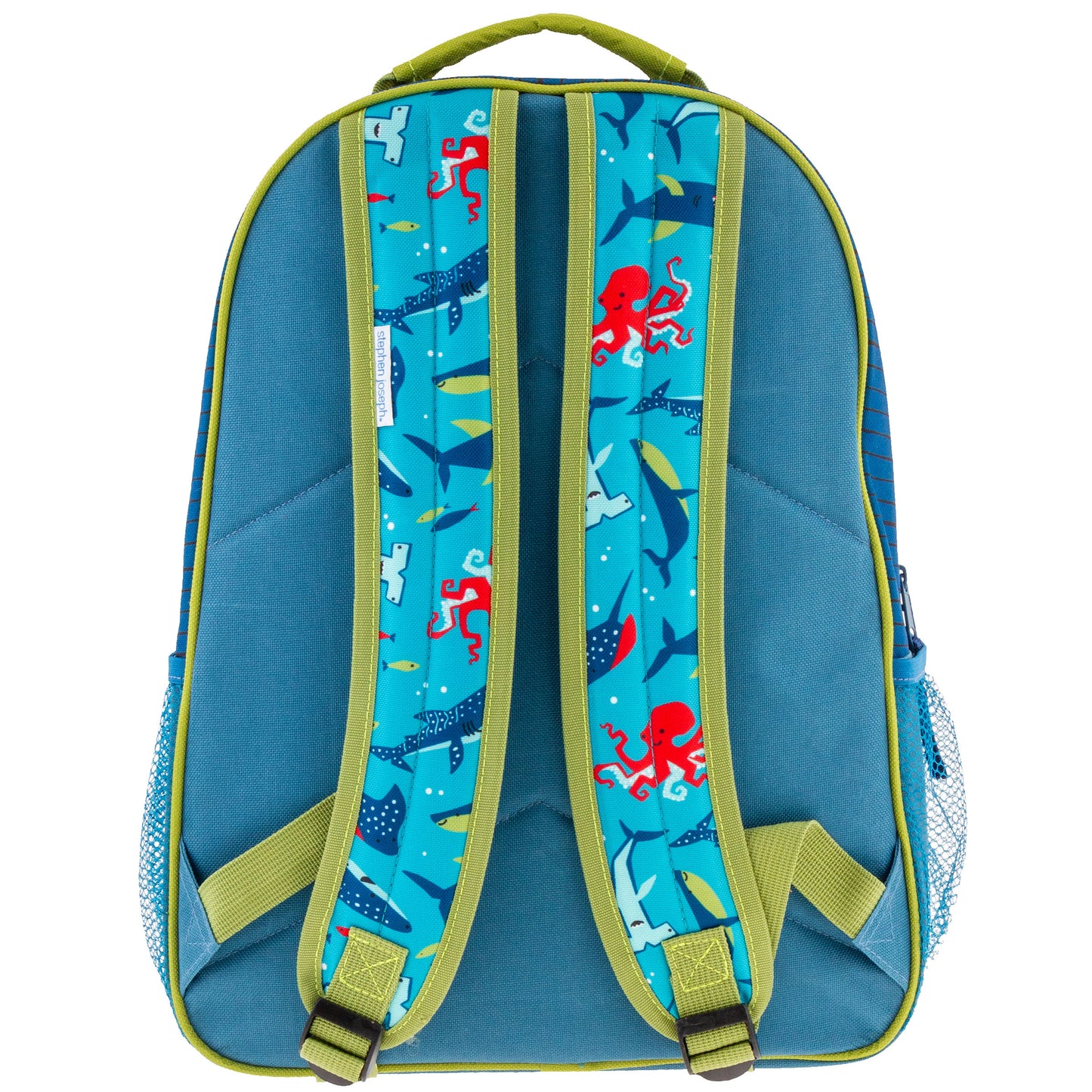 Stephen Joseph All Over Print Backpack, Blue Shark