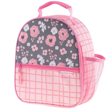Personalized Charcoal Flower lunch box by Stephen Joseph