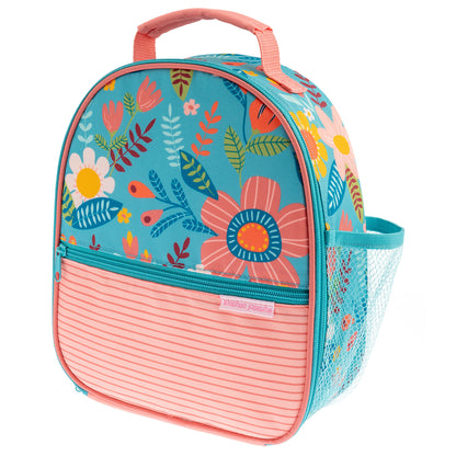 Personalized Stephen Joseph Turquoise Floral Backpack, Lunchbox & Pencil Pouch Set – lunch box