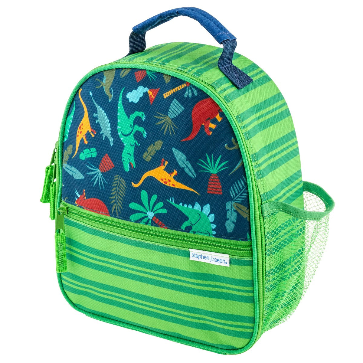 Personalized Green Dino lunch box by Stephen Joseph