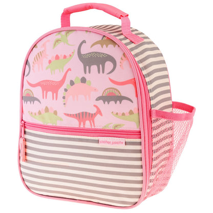 Personalized Pink Dino lunch box by Stephen Joseph