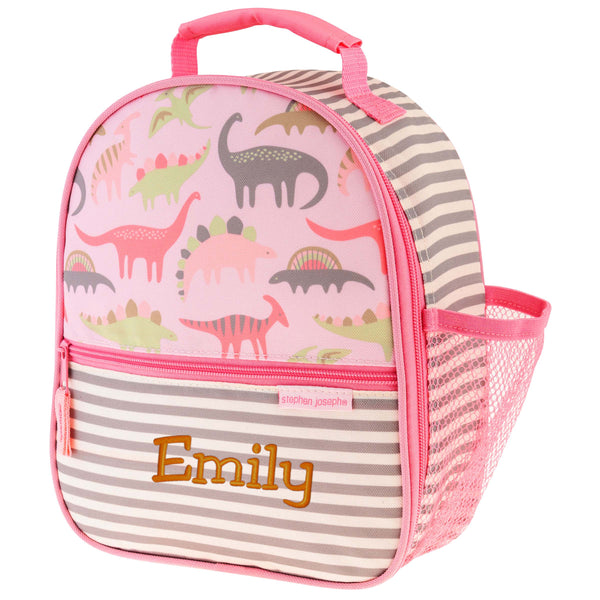 Stephen Joseph All Over Print Lunchbox, Pink Dino