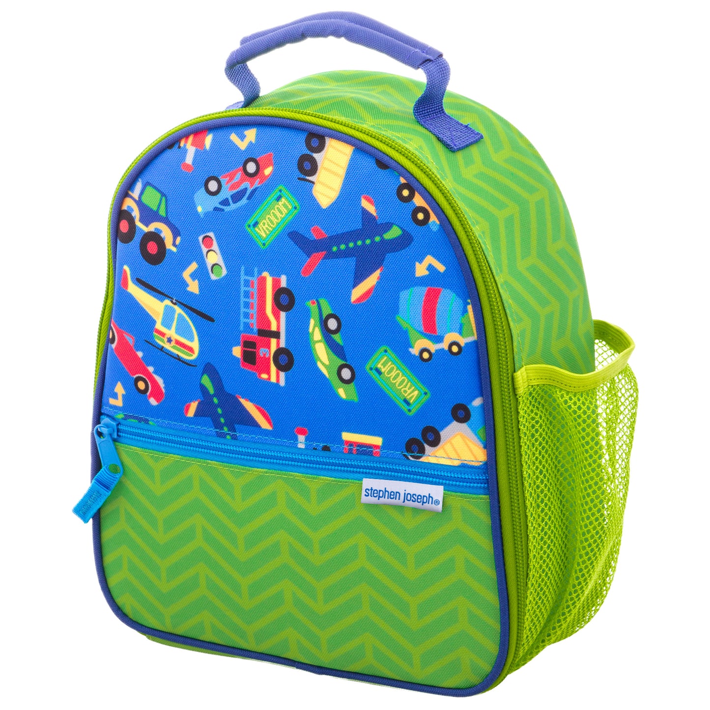 Personalized Stephen Joseph Transportation Backpack, Lunchbox & Pencil Pouch Set