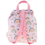 Stephen Joseph Quilted Backpack for Baby, Rainbows
