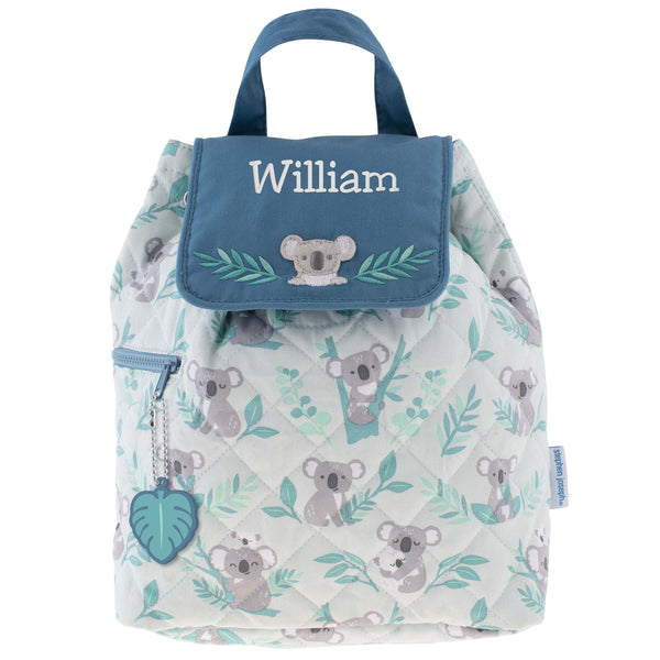 Stephen Joseph Quilted Backpack for Baby, Koalas