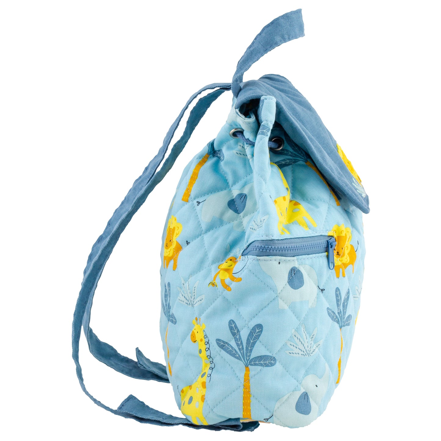 Stephen Joseph Quilted Backpack for Baby, Zoo Animals