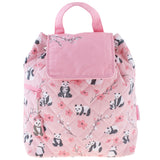 Stephen Joseph Quilted Backpack for Baby, Pandas